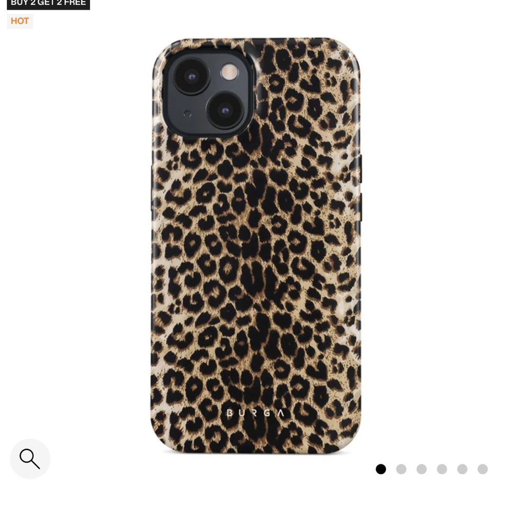Leopard Print BURGA  iPhone 14 Case